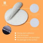 Self Adhesive Dots, Strong Adhesive 1400pcs(700 Pairs) 0.59" Diameter Sticky Back Coins Nylon Coins, Hook & Loop Dots with Waterproof Sticky Glue Coins Tapes, Suitable for Classroom, Office, Home - Image 3